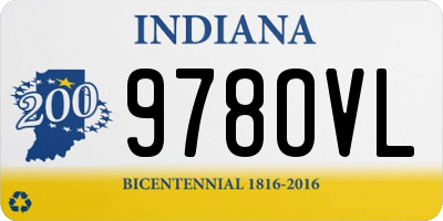 IN license plate 978OVL