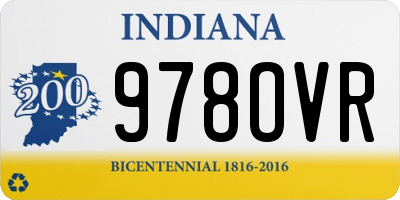IN license plate 978OVR
