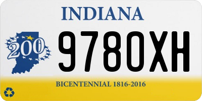 IN license plate 978OXH