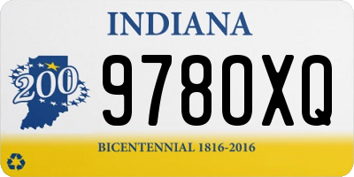 IN license plate 978OXQ