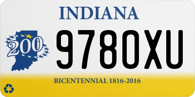 IN license plate 978OXU