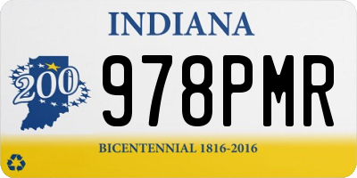 IN license plate 978PMR