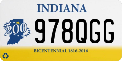 IN license plate 978QGG