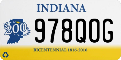 IN license plate 978QOG