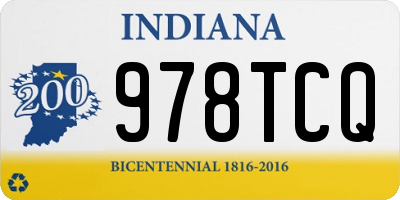 IN license plate 978TCQ