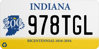 IN license plate 978TGL