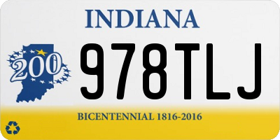 IN license plate 978TLJ