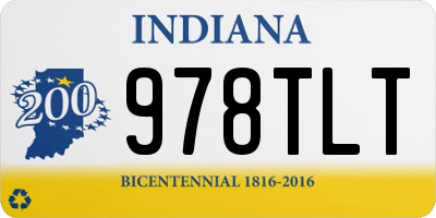IN license plate 978TLT