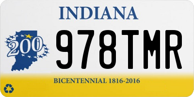IN license plate 978TMR