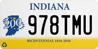 IN license plate 978TMU