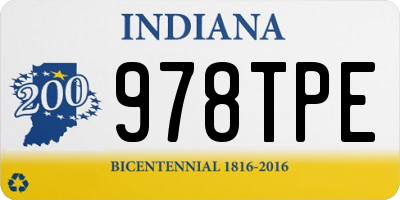 IN license plate 978TPE