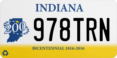 IN license plate 978TRN