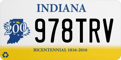IN license plate 978TRV