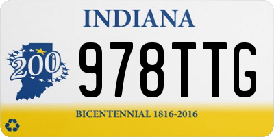 IN license plate 978TTG