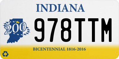 IN license plate 978TTM