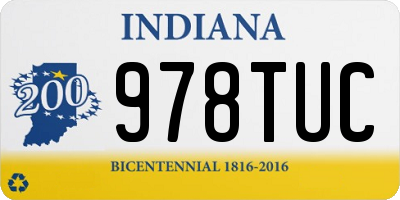 IN license plate 978TUC