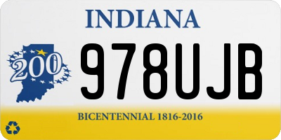 IN license plate 978UJB