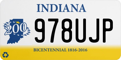 IN license plate 978UJP