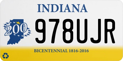 IN license plate 978UJR