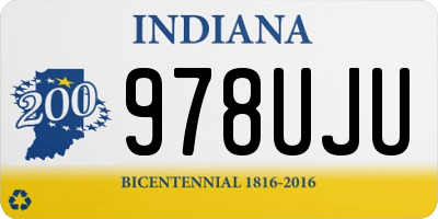 IN license plate 978UJU