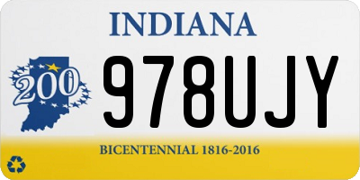IN license plate 978UJY