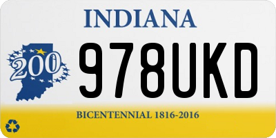 IN license plate 978UKD
