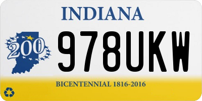 IN license plate 978UKW