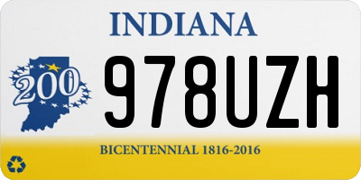 IN license plate 978UZH