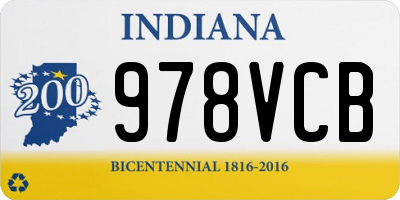 IN license plate 978VCB