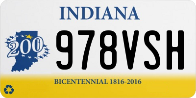 IN license plate 978VSH