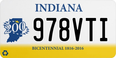 IN license plate 978VTI