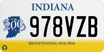 IN license plate 978VZB
