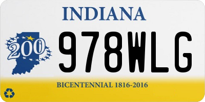IN license plate 978WLG
