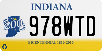 IN license plate 978WTD