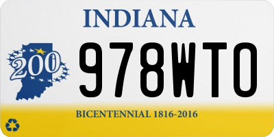 IN license plate 978WTO