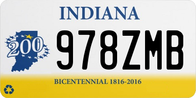 IN license plate 978ZMB