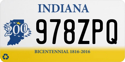 IN license plate 978ZPQ