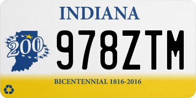 IN license plate 978ZTM