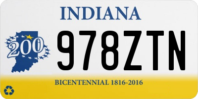 IN license plate 978ZTN