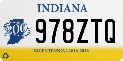IN license plate 978ZTQ