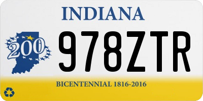 IN license plate 978ZTR