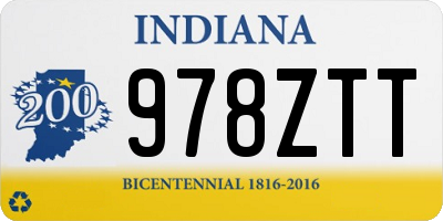 IN license plate 978ZTT