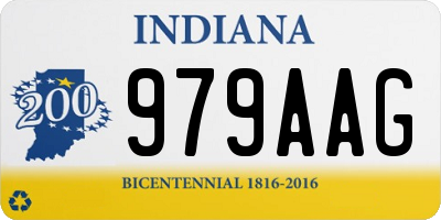 IN license plate 979AAG
