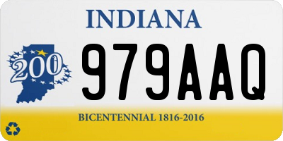 IN license plate 979AAQ