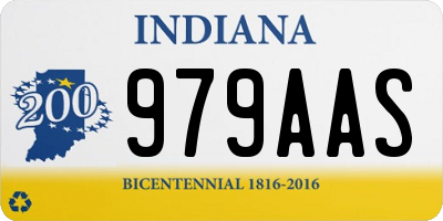 IN license plate 979AAS