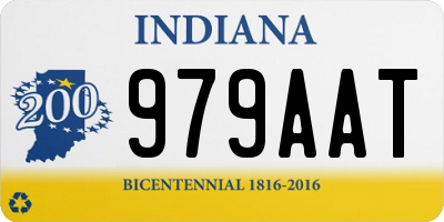 IN license plate 979AAT