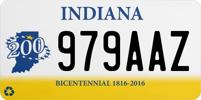 IN license plate 979AAZ