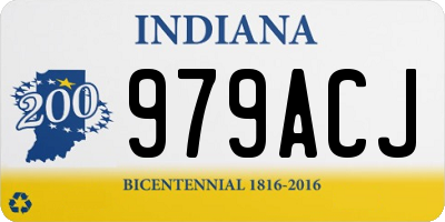 IN license plate 979ACJ