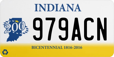 IN license plate 979ACN