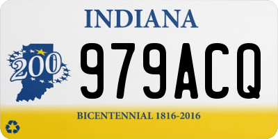 IN license plate 979ACQ